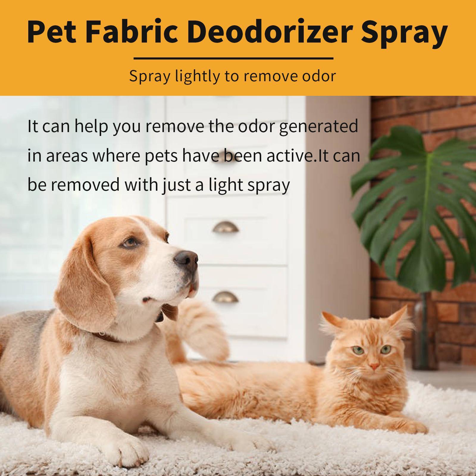 Long-lasting refreshing scent pet mist deodorant for fabrics
