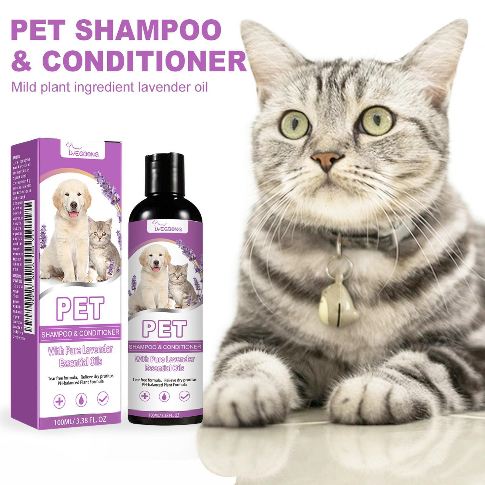Tear-free pet shampoo suitable for dogs and cats