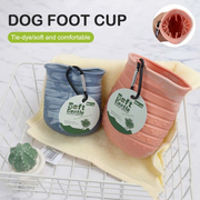 2-in-1 pet paw cleaner cup with silicone bristles for dogs and cats