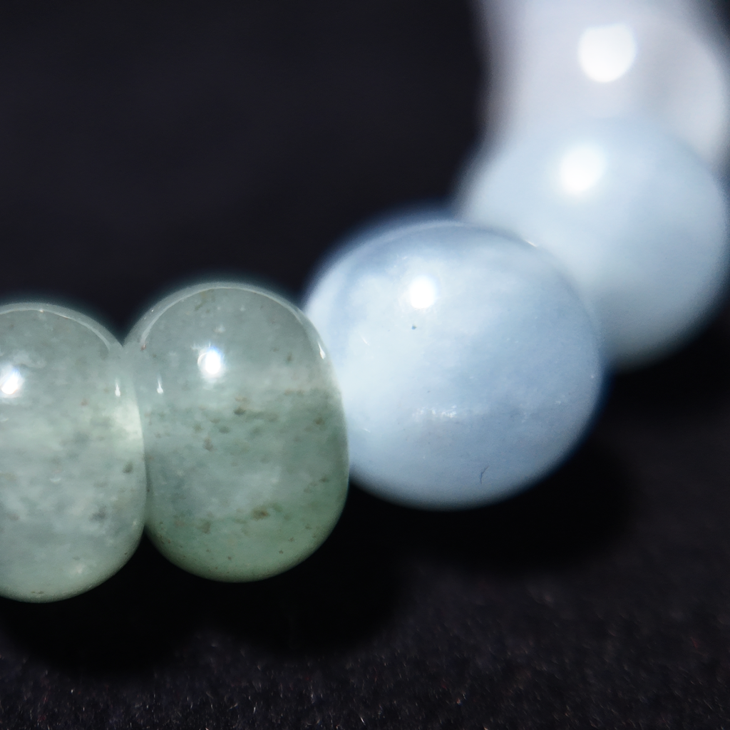 Close-up of moonstone for calming emotions and better sleep