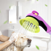 Pet shower brush sprayer kit with silicone massage head