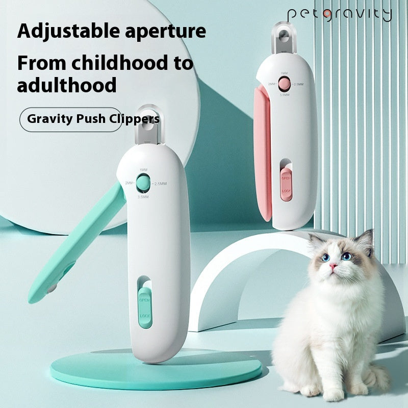 Ergonomic pet nail clipper that fits comfortably in the hand