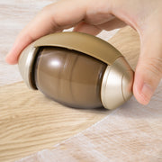 Travel-size reusable pet hair remover roller in compact capsule design