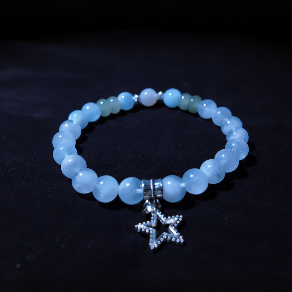 Bracelet worn on wrist for daily mind-body-spirit healing