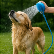  Close-up of silicone scrubber nubs for wash-and-massage