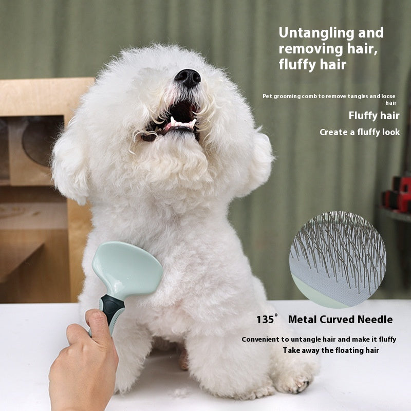 Soft TPR pet bath massage brush for removing loose hair while shampooing