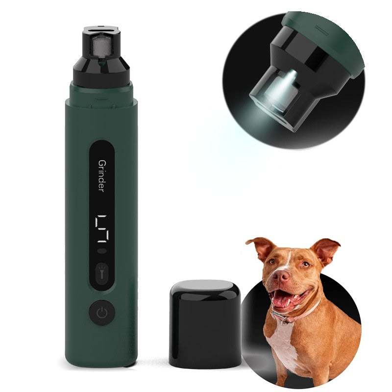 5-speed electric nail grinder for dogs and cats, handheld design