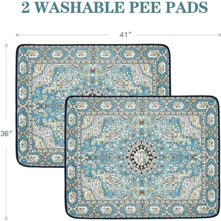 Size chart for 36x41 inch washable potty pad (2 pack)