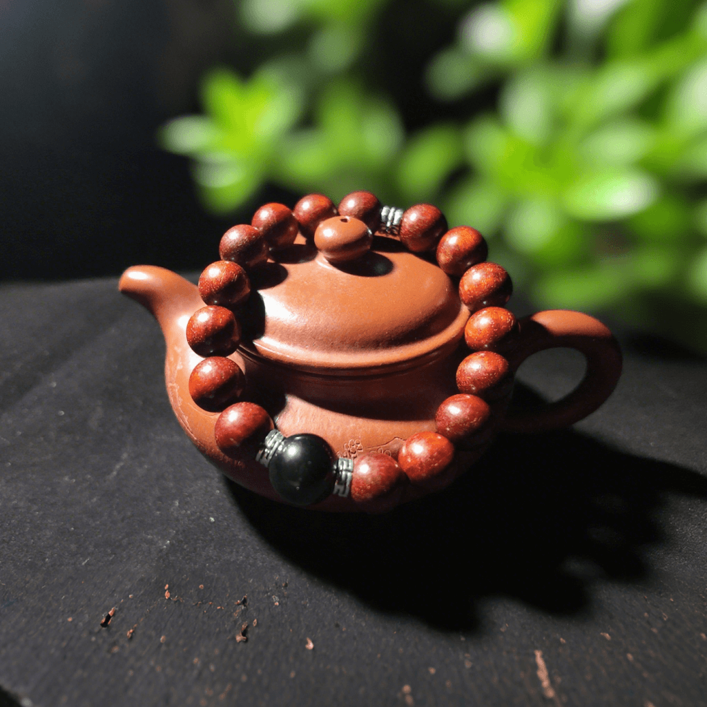 Handmade grounding bracelet for stability