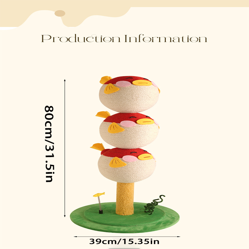 Detail of soft flannel accents and durable post